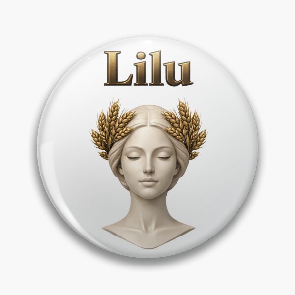 Item preview, Lilu Virgo Zodiac Name Goddess Maiden Design designed and sold by AlexLineArt.