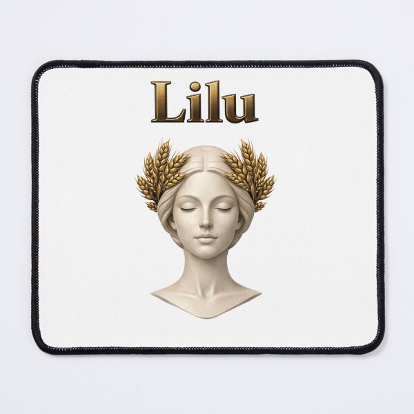 Item preview, Lilu Virgo Zodiac Name Goddess Maiden Design designed and sold by AlexLineArt.