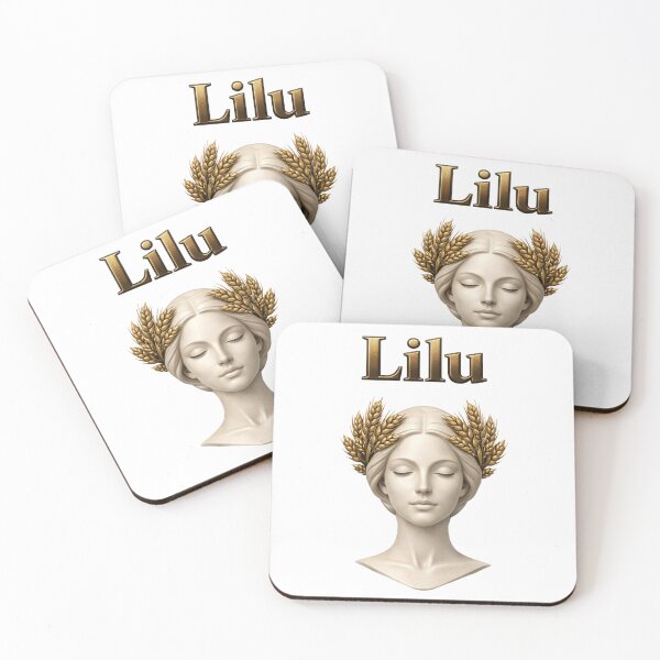 Item preview, Lilu Virgo Zodiac Name Goddess Maiden Design designed and sold by AlexLineArt.