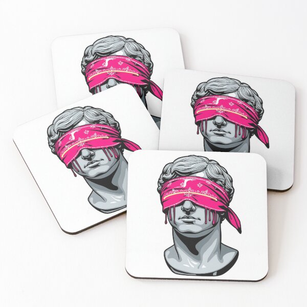 Item preview, Greek Sculpture Wearing Vibrant Bandana designed and sold by Wonderful Designs.