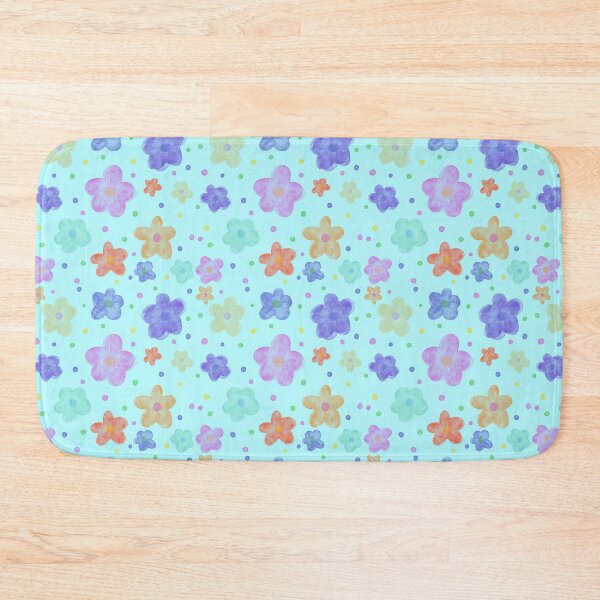 Item preview, Pastel doodle flower pattern | playful hand drawn floral repeat  designed and sold by alanamaeart.