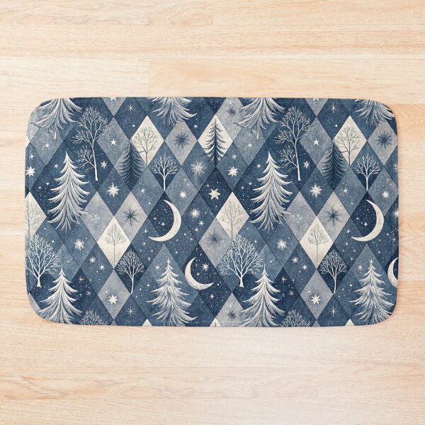Item preview, Cozy checkered pattern design for winter designed and sold by Merrylands Artshop.