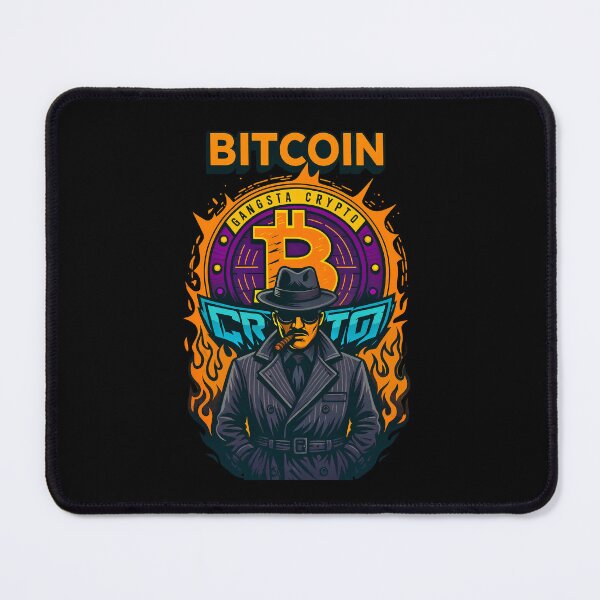 Item preview, BitCrop: Bitcoin Gangsta Crypto Mobster - Vintage Mafia Style designed and sold by BitCrop.
