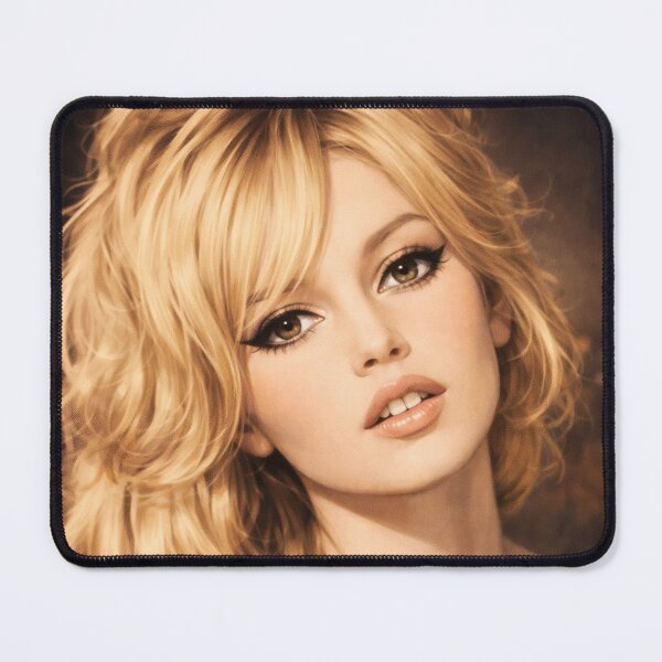 Item preview, Brigitte Bardot Anime Portrait – 1960s French Cinema Icon designed and sold by SirensInk.