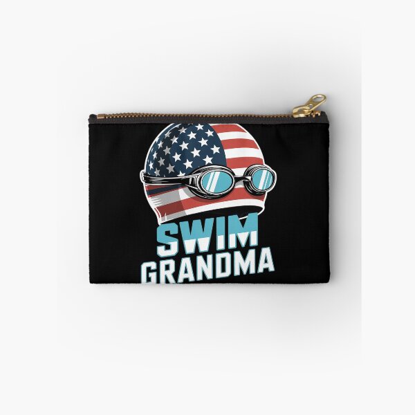 Item preview, Swimming Swim Cap Love Funny Swimmer Girl Grandma USA Flag  designed and sold by MyzoToyota.