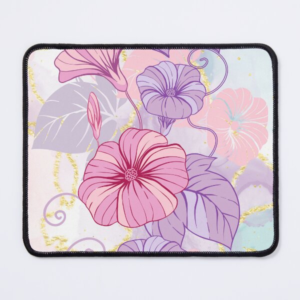 Item preview, Enchanting Pastel Floral - Watercolor & Gold Marble Art designed and sold by Best-Arch900.