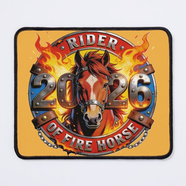 Item preview, Fire Horse Rider – 2026 Horseman Of Time designed and sold by Abeshinobi.