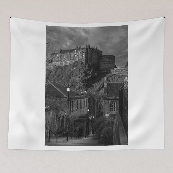 Item preview, Edinburgh Castle from Vennel Steps designed and sold by RJW Images.