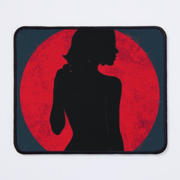 Item preview, Mysterious Shadow Silhouette - Crimson Moon Noir Art designed and sold by RDproject.