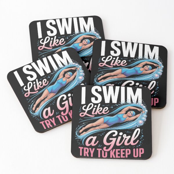 Item preview, Swimming Swimmer I Know I Swim Like A Girl Try To Keep Up  designed and sold by MyzoToyota.