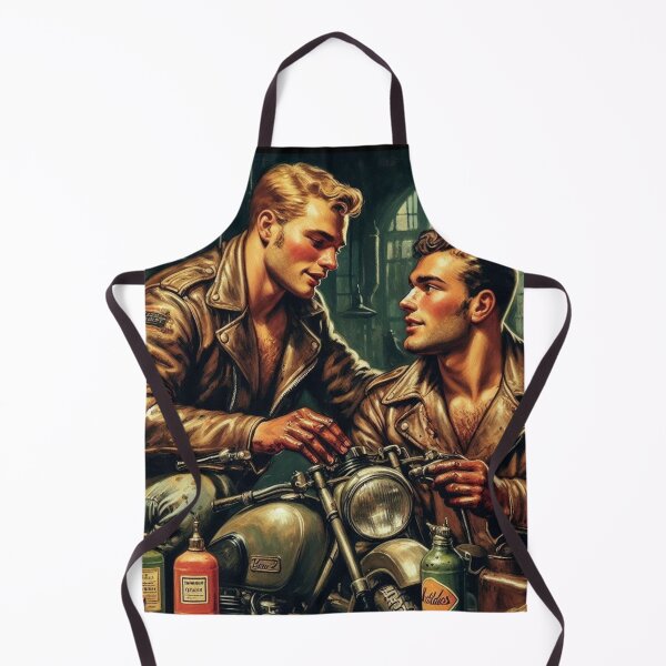 Item preview, 1940s Only You Vintage Gay Leather Bikers Tom of Finland Tribute San Francisco Pride Graphic Design designed and sold by ItsAKinkThing.