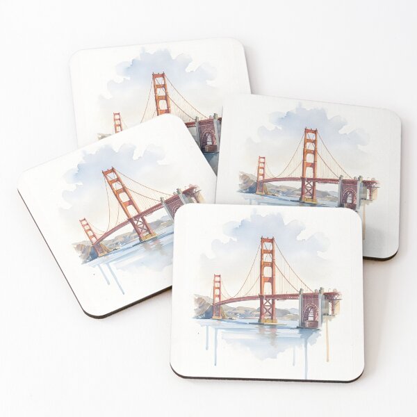 Item preview, Golden Gate Bridge San Francisco | Iconic USA Landmark Art designed and sold by ArtzByMisbah.