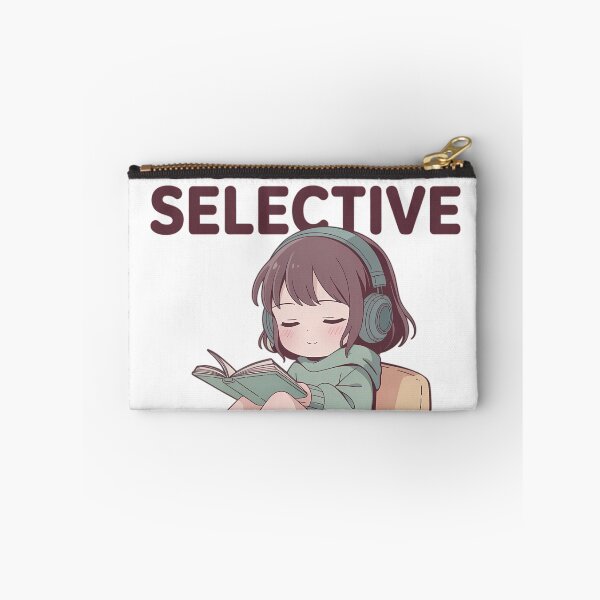 Item preview,  Socially Selective Lo-Fi Anime Introvert Queen Typography Design designed and sold by GiftsForge.
