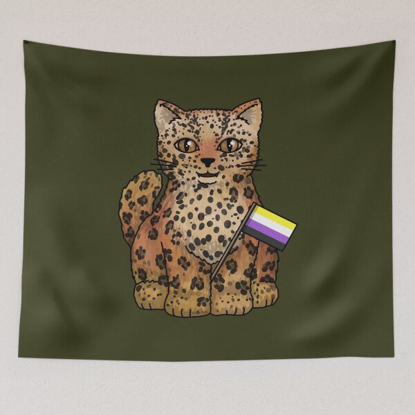 Item preview, Enby Leopard designed and sold by Art by Veya.
