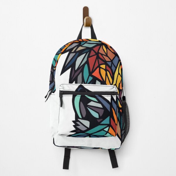 Item preview, Geometric Wolf Head Stained Glass Design designed and sold by Wonderful Designs.