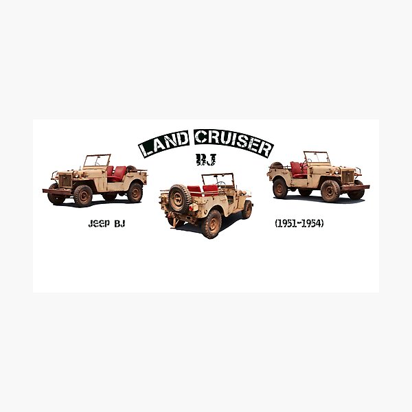 Item preview, Land Cruiser BJ (1951–1954) – Vintage 4x4 Off-Road Legend designed and sold by ClassicMotion.