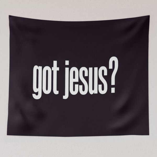 Item preview, got jesus? Christian faith design – religious quote for believers, seekers & spiritual souls designed and sold by Bright Nest Studio.