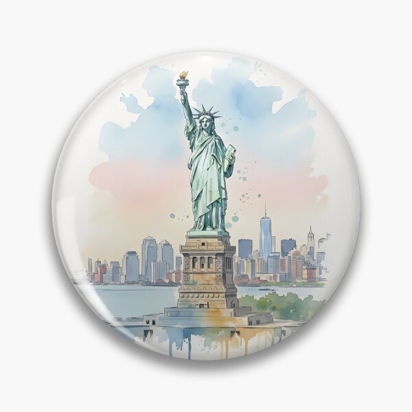 Item preview, Statue of Liberty Wall Art – New York City USA Landmark designed and sold by ArtzByMisbah.