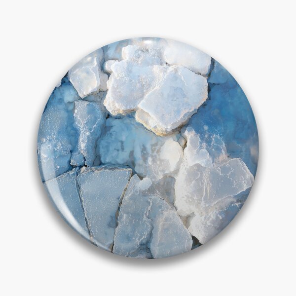 Item preview, Cracked Ice Abstract – Frozen Blue Minimalist Wall Art designed and sold by NewArt33.