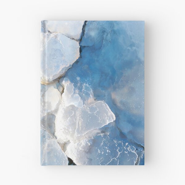 Item preview, Cracked Ice Abstract – Frozen Blue Minimalist Wall Art designed and sold by NewArt33.