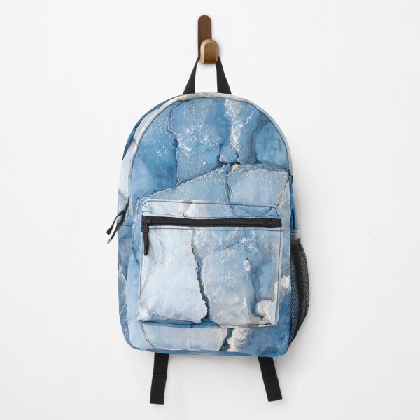 Item preview, Cracked Ice Abstract – Frozen Blue Minimalist Wall Art designed and sold by NewArt33.