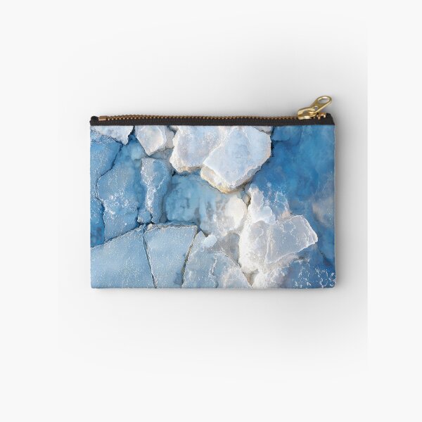 Item preview, Cracked Ice Abstract – Frozen Blue Minimalist Wall Art designed and sold by NewArt33.