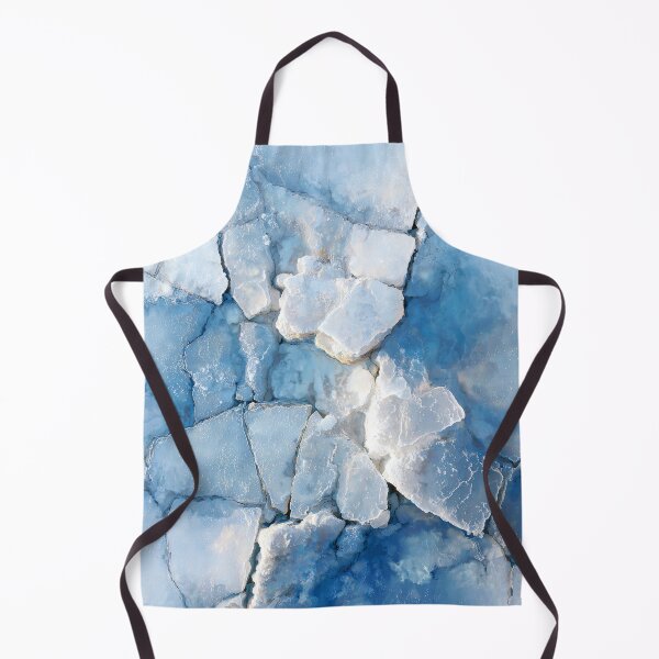 Item preview, Cracked Ice Abstract – Frozen Blue Minimalist Wall Art designed and sold by NewArt33.