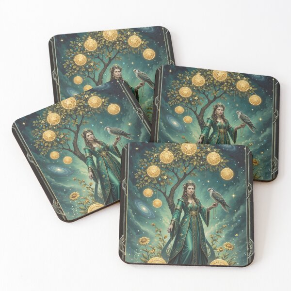 Item preview, Nine of Pentacles - Cosmic Tarot Edition designed and sold by KYOFRAME.