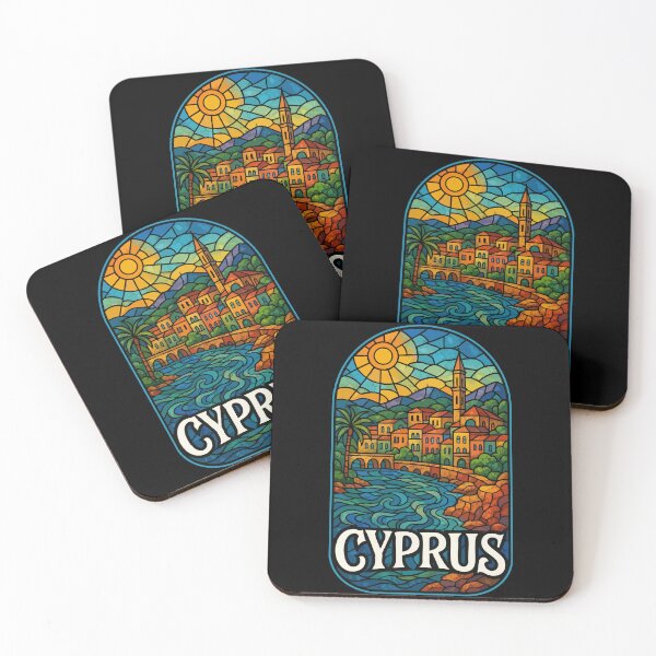 Item preview, Cyprus Country Stained Glass designed and sold by TomFrontierArt.