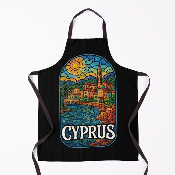 Item preview, Cyprus Country Stained Glass designed and sold by TomFrontierArt.
