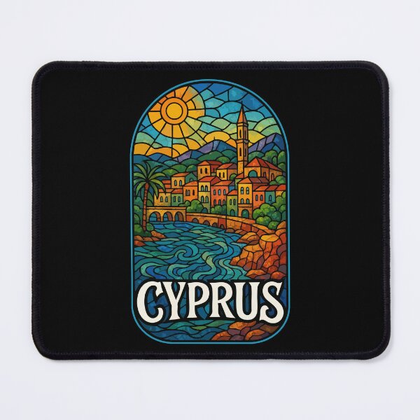 Item preview, Cyprus Country Stained Glass designed and sold by TomFrontierArt.
