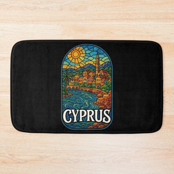 Item preview, Cyprus Country Stained Glass designed and sold by TomFrontierArt.