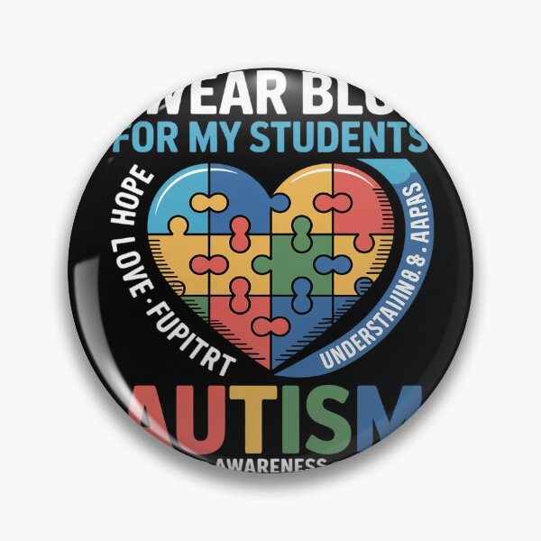 Item preview, I Wear Blue For My Students Autism Awareness Teachers  designed and sold by InspiredFoul.