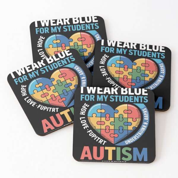 Item preview, I Wear Blue For My Students Autism Awareness Teachers  designed and sold by InspiredFoul.