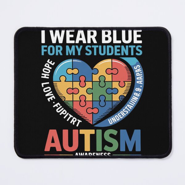 Item preview, I Wear Blue For My Students Autism Awareness Teachers designed and sold by InspiredFoul.