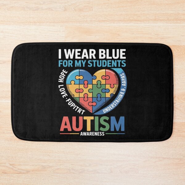 Item preview, I Wear Blue For My Students Autism Awareness Teachers  designed and sold by InspiredFoul.