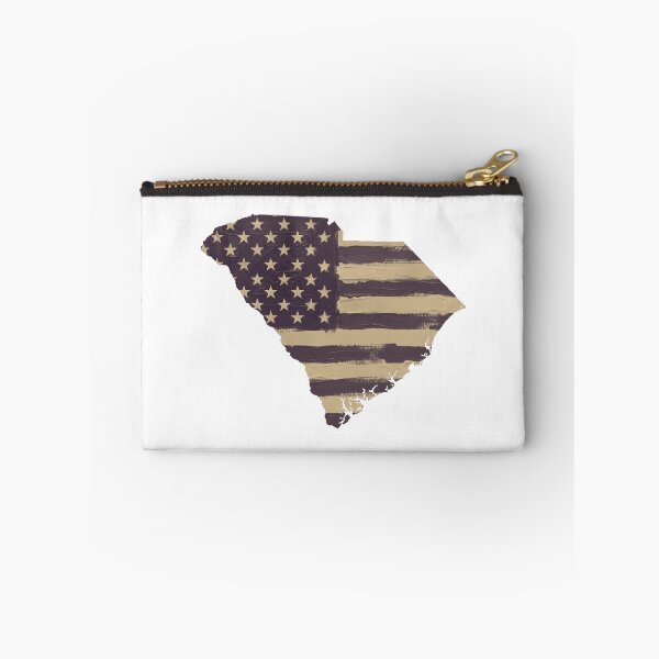 Item preview, South Carolina  State Vintage Stars & Stripes – Brown and Gold designed and sold by Paper Drip.
