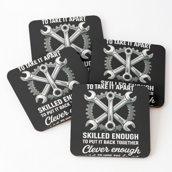 Item preview, Funny Mechanic Design – Curious Enough to Take It Apart Quote designed and sold by JoyBoyStudio1.