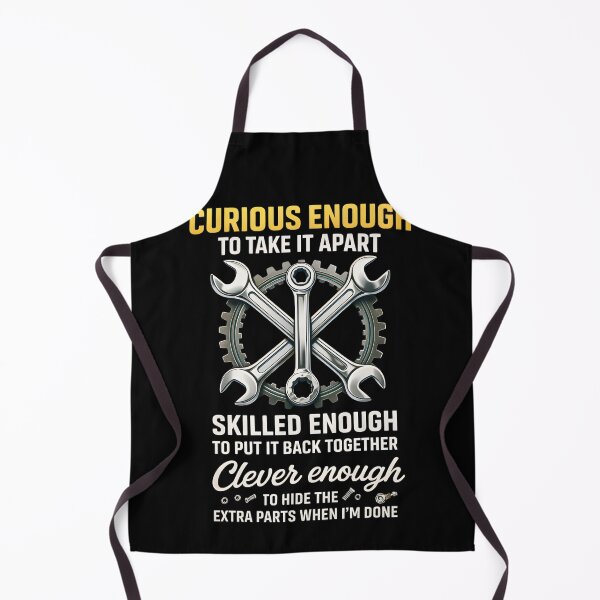 Item preview, Funny Mechanic Design – Curious Enough to Take It Apart Quote designed and sold by JoyBoyStudio1.