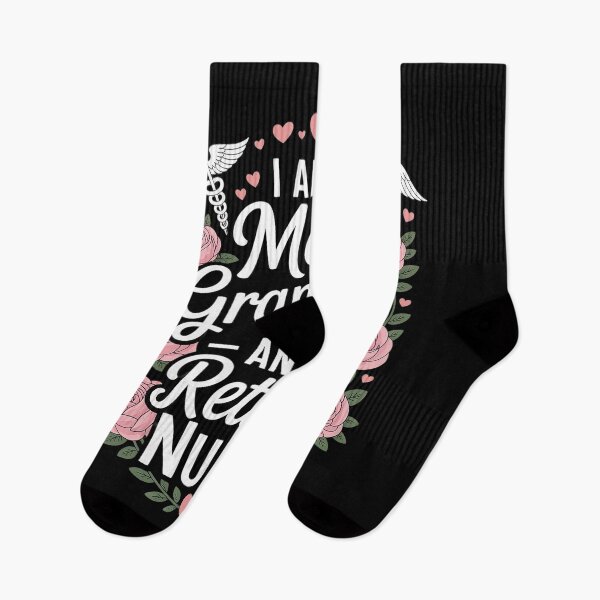 Item preview, I’m A Mom Grandma And A Retired Nurse Nothing Scares Me  designed and sold by InspiredFoul.