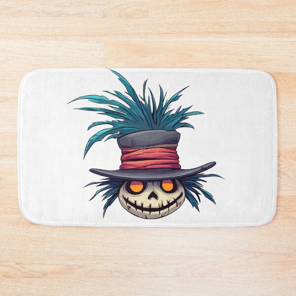 Item preview, Mystical Skull with Feathered Hat Illustration designed and sold by DesignArtist.ia.