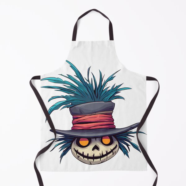 Item preview, Mystical Skull with Feathered Hat Illustration designed and sold by DesignArtist.ia.