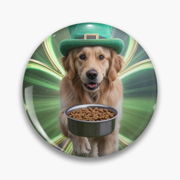 Item preview, Luck Tested, Taste Approved – St. Patrick’s Day Dog Food Tester 4D Art designed and sold by YourTrendyTees.