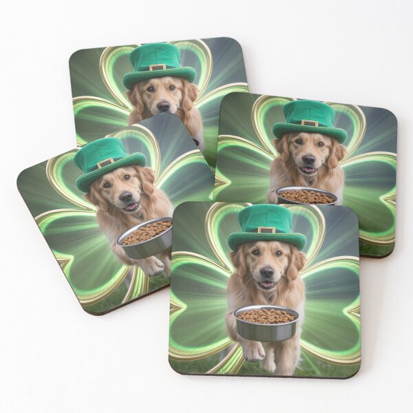 Item preview, Luck Tested, Taste Approved – St. Patrick’s Day Dog Food Tester 4D Art designed and sold by YourTrendyTees.