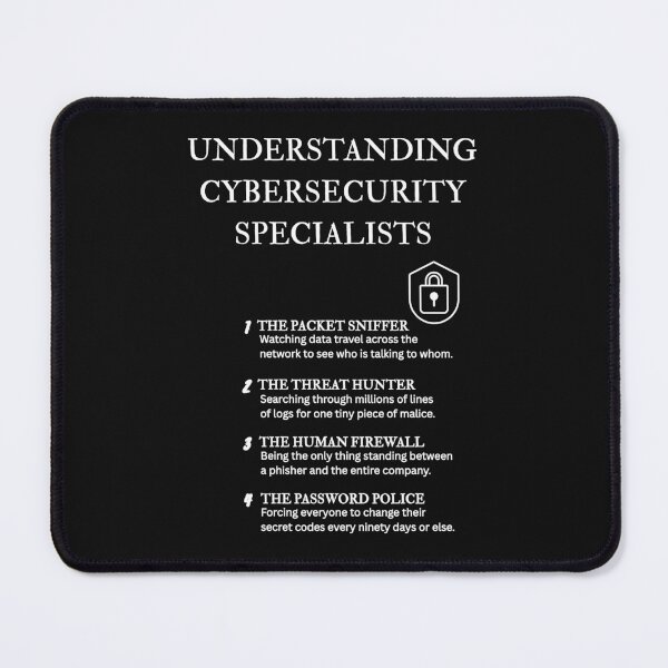 Item preview, Funny Cybersecurity Specialist Definition Art – Black designed and sold by PsyFlow35.