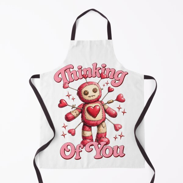 Item preview, Cute Creepy Valentine Design with Voodoo Doll Character, Gothic Love Art, Alternative Romantic Illustration designed and sold by JoyBoyStudio1.