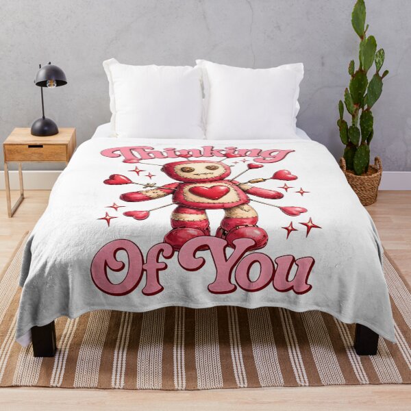 Item preview, Cute Creepy Valentine Design with Voodoo Doll Character, Gothic Love Art, Alternative Romantic Illustration designed and sold by JoyBoyStudio1.