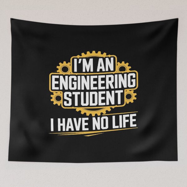 Item preview, I'm An Engineering Student I Have No Life Funny  designed and sold by InspiredFoul.