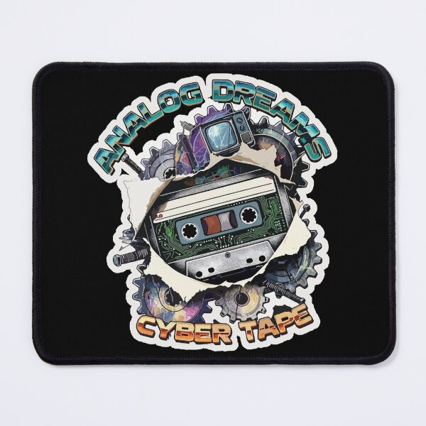 Item preview, 90s Cyberpunk Cassette Tape Retro Analog Dreams designed and sold by Dark Label Apparel.