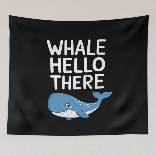 Item preview, Whale Hello There Pun Orca Funny Whale designed and sold by KotexTemu.